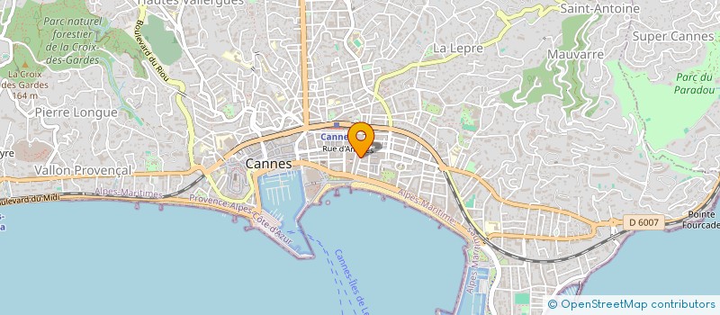 localisation de l'entreprise WEB CANNES à CANNES
