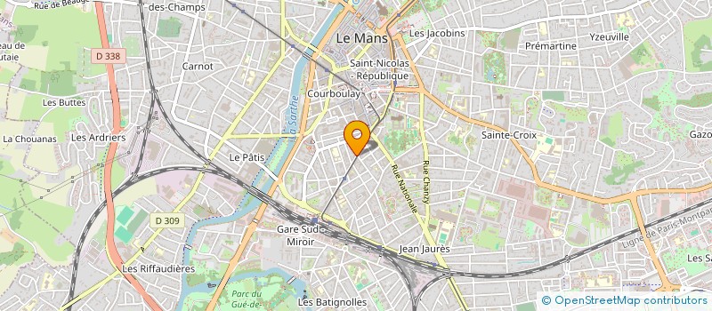 localisation de l'entreprise WEB CENTER 2 à LE MANS