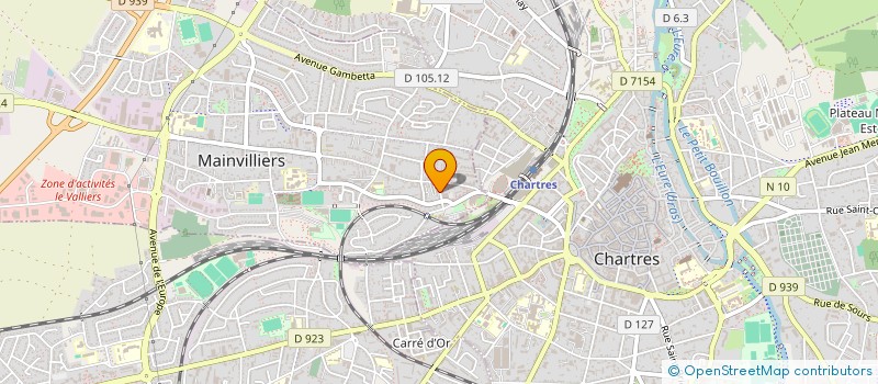 localisation de l'entreprise WEB &CIE à MAINVILLIERS