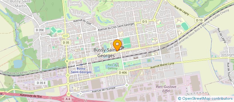 localisation de l'entreprise WEB CONCEPT  BUSSY-SAINT-GEORGES