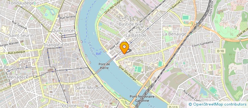 localisation de l'entreprise WEB CONNECT SERVICE à BORDEAUX