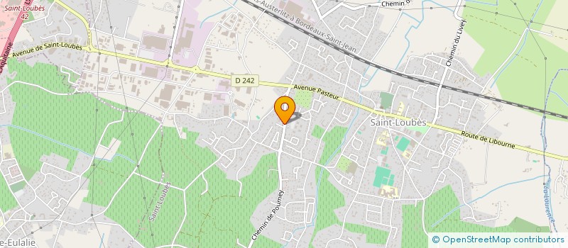 localisation de l'entreprise WEB DISTRIBUTION à SAINT-LOUBES