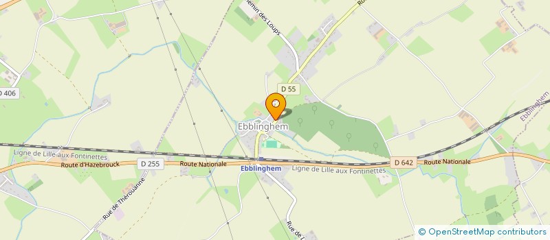 localisation de l'entreprise WEB EN LIGNE à EBBLINGHEM