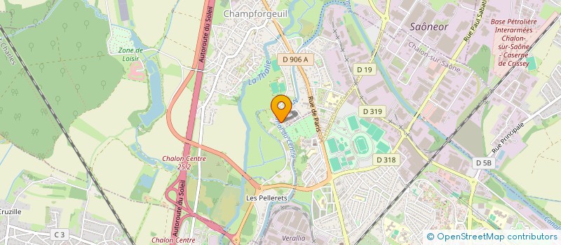 localisation de l'entreprise WEB EXPERT BOURGOGNE à CHAMPFORGEUIL