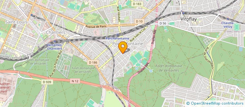 localisation de l'entreprise WEB FORMALITES ET CONSEIL à VERSAILLES
