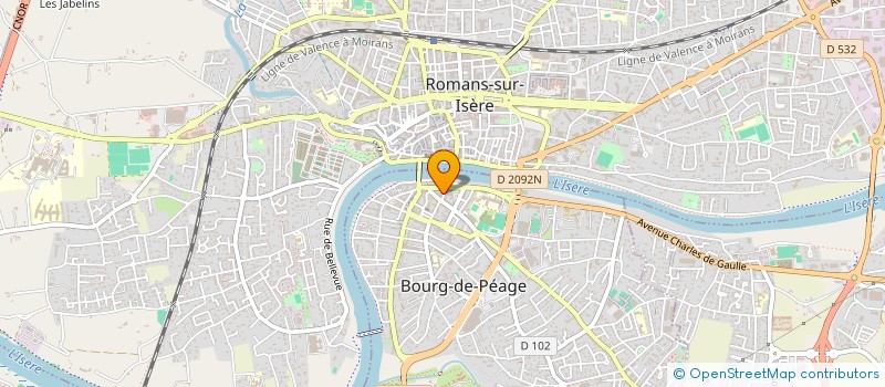 localisation de l'entreprise WEB GLASS  BOURG-DE-PEAGE