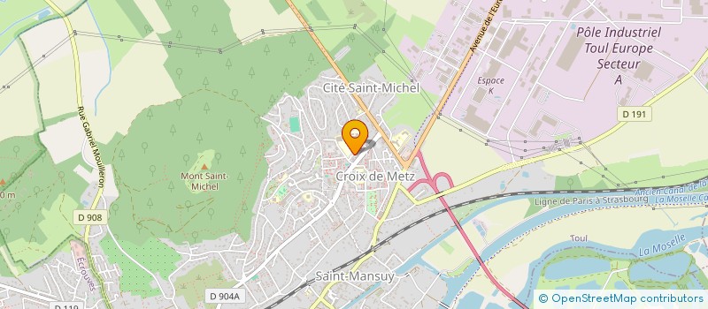 localisation de l'entreprise WEB HARMONY  TOUL