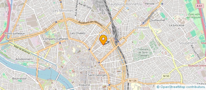 localisation de l'entreprise WEB I-MEDIA  TOULOUSE