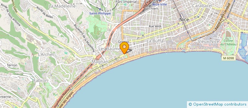 localisation de l'entreprise WEB IN EXTENSO à NICE