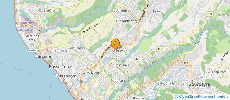 localisation de l'entreprise WEB INDIES à SAINT-CLAUDE