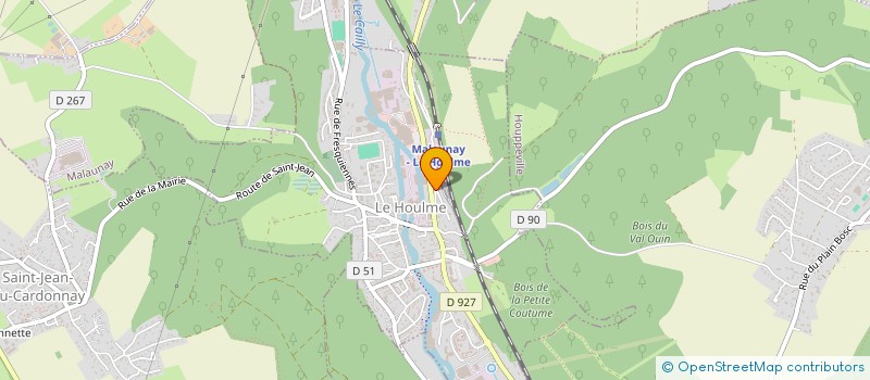 localisation de l'entreprise WEB INFORMATIQUE à LE HOULME