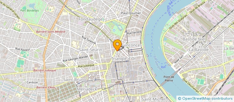 localisation de l'entreprise WEB INITIO à BORDEAUX