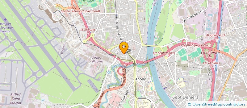 localisation de l'entreprise WEB INTELLIGENCE à BLAGNAC