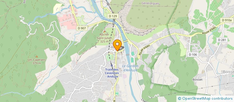localisation de l'entreprise WEB INTERFACE SOLUTION ANALYSE RECHERCHE à ANDUZE