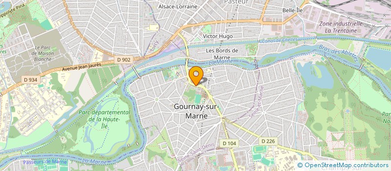 localisation de l'entreprise WEB INTERNET INTRANET DATABASE à GOURNAY-SUR-MARNE