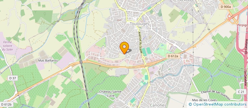 localisation de l'entreprise WEB JUNGLE  TOULOUGES