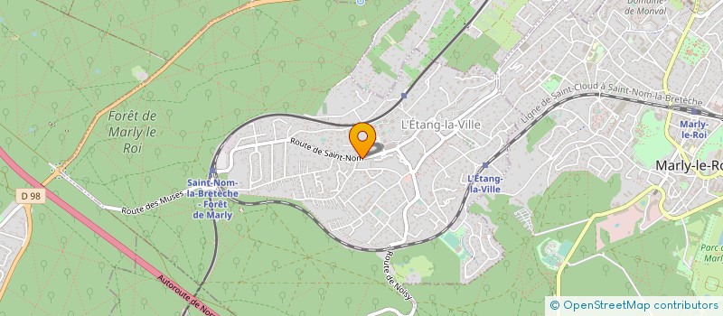 localisation de l'entreprise WEB KAPAX à L'ETANG-LA-VILLE