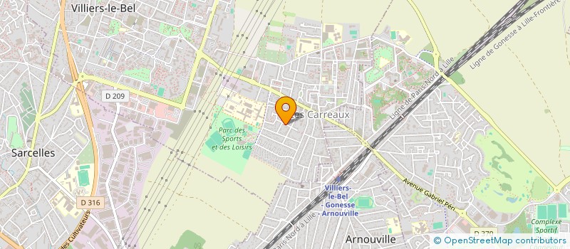 localisation de l'entreprise WEB MARKET SERVICES à VILLIERS-LE-BEL