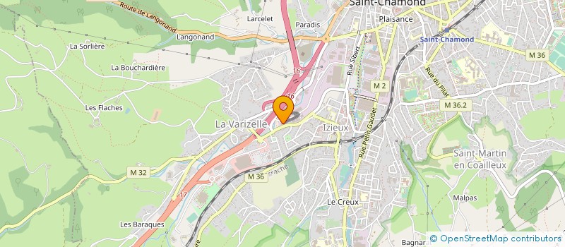 localisation de l'entreprise WEB MEDIA RM  SAINT-CHAMOND