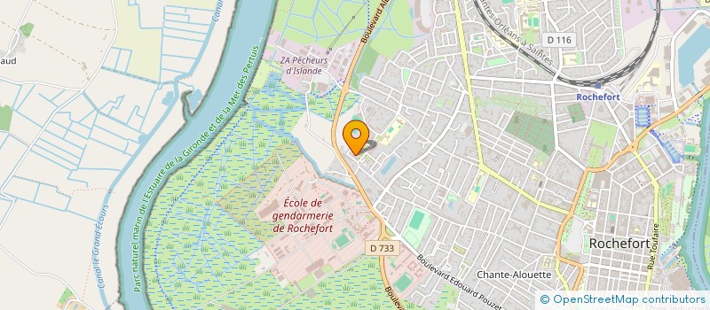 localisation de l'entreprise WEB MEDIAS 17  ROCHEFORT