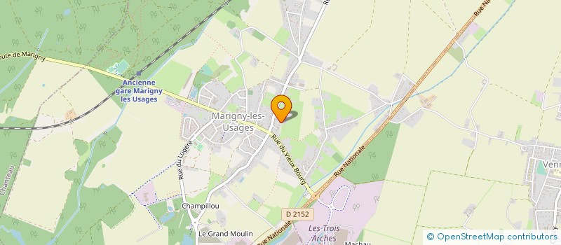 localisation de l'entreprise WEB MOTIV' à MARIGNY-LES-USAGES