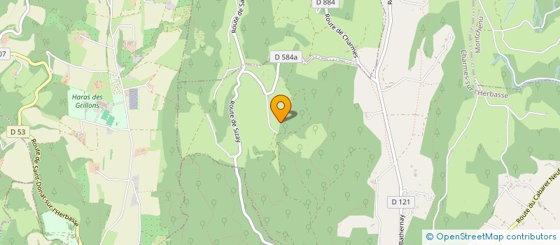 localisation de l'entreprise WEB ONE LINE INCENTIVE HOLDING  CHARMES SUR L'HERBASSE