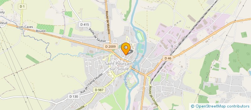 localisation de l'entreprise WEB PC à SAINT-POURCAIN-SUR-SIOULE