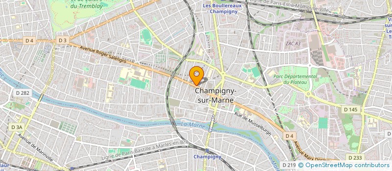 localisation de l'entreprise WEB PHONE à CHAMPIGNY-SUR-MARNE