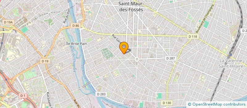 localisation de l'entreprise WEB PRINT SERVICES à SAINT-MAUR-DES-FOSSES