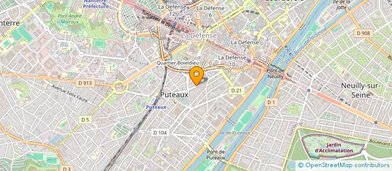 localisation de l'entreprise WEB PRINTING INTERNATIONAL à PUTEAUX