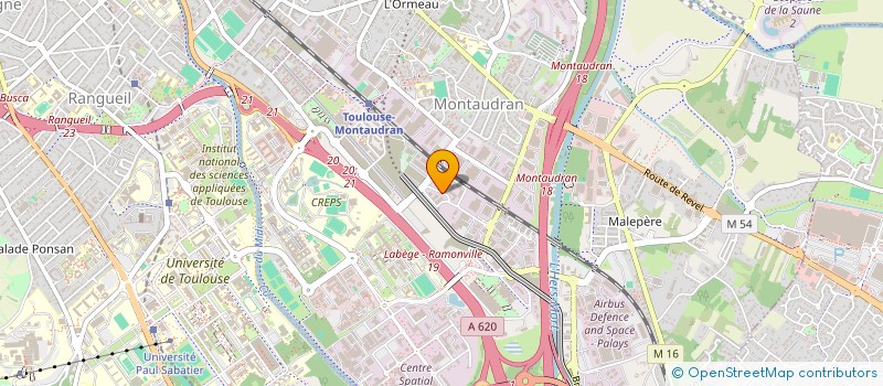 localisation de l'entreprise WEB RH à TOULOUSE