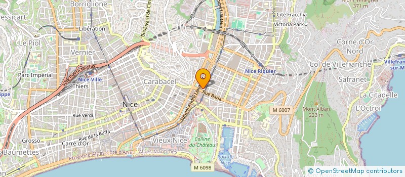 localisation de l'entreprise WEB'S AVENUE à NICE