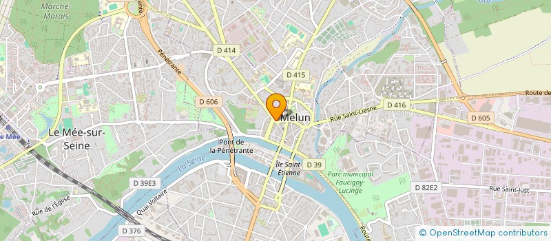 localisation de l'entreprise WEB SITE à MELUN