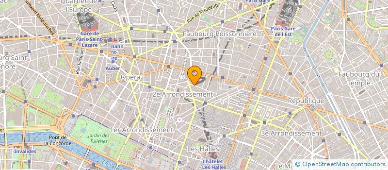 localisation de l'entreprise WEB SITE STORY COMMUNICATION à PARIS