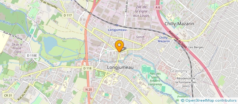 localisation de l'entreprise WEB STORE SERVICE à LONGJUMEAU