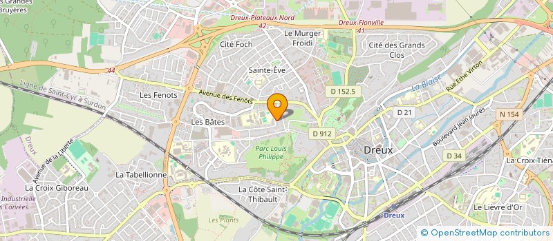 localisation de l'entreprise WEB STUDIOS à DREUX