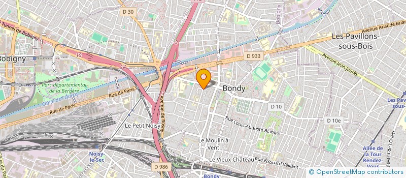 localisation de l'entreprise WEB TROPICAL  BONDY