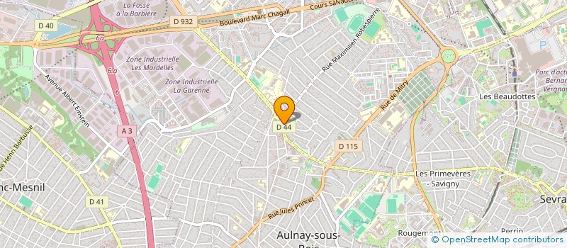 localisation de l'entreprise WEB UP à AULNAY-SOUS-BOIS
