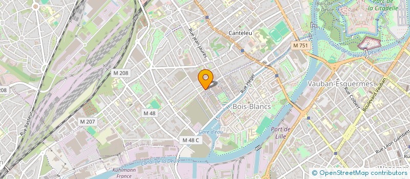 localisation de l'entreprise WEB@UTO à LILLE