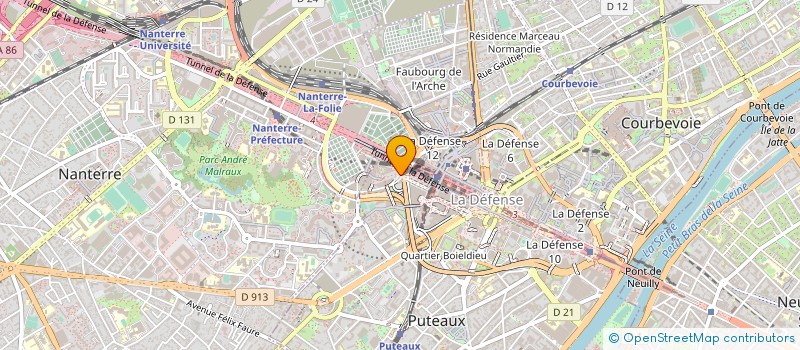 localisation de l'entreprise WEB VISION 360 à SURESNES