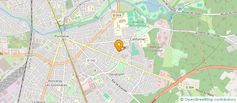 localisation de l'entreprise WEB YOURSELF  LE MANS