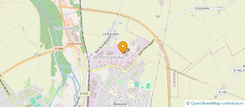 localisation de l'entreprise WEB2C LOGISTIQUE à CHATEAUDUN