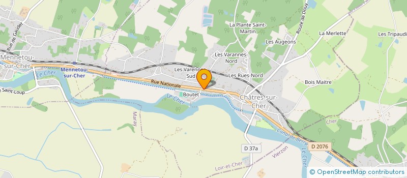 localisation de l'entreprise WEB3 SOLUTIONS  SAINT-JULIEN-SUR-CHER