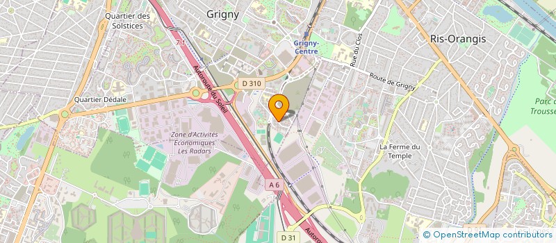 localisation de l'entreprise WEB4CLOUD  GRIGNY