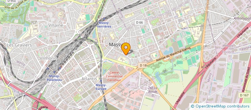 localisation de l'entreprise WEB4LIVE ASSOCIATION à MASSY