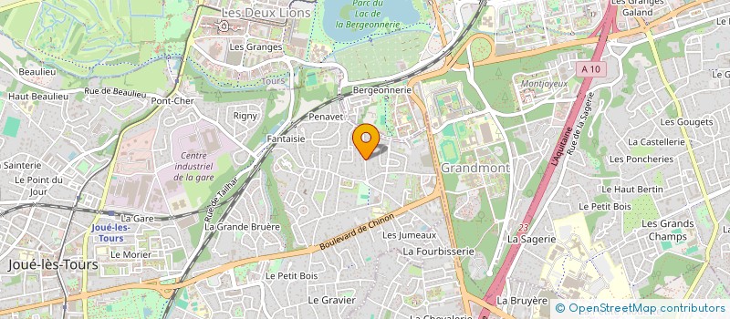 localisation de l'entreprise WEBACQ  JOUE-LES-TOURS