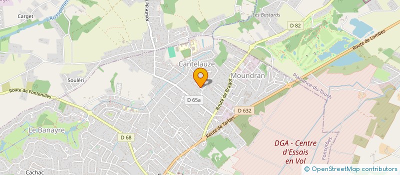 localisation de l'entreprise WEBADOS RADIO  FONSORBES