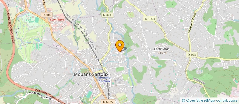 localisation de l'entreprise WEBAGILE à MOUANS-SARTOUX
