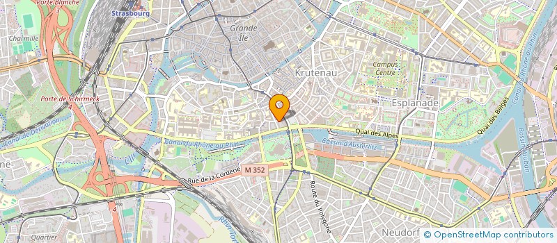localisation de l'entreprise WEBANDEV  STRASBOURG