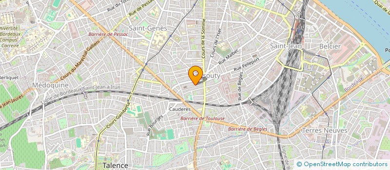 localisation de l'entreprise WEBASTRA  BORDEAUX